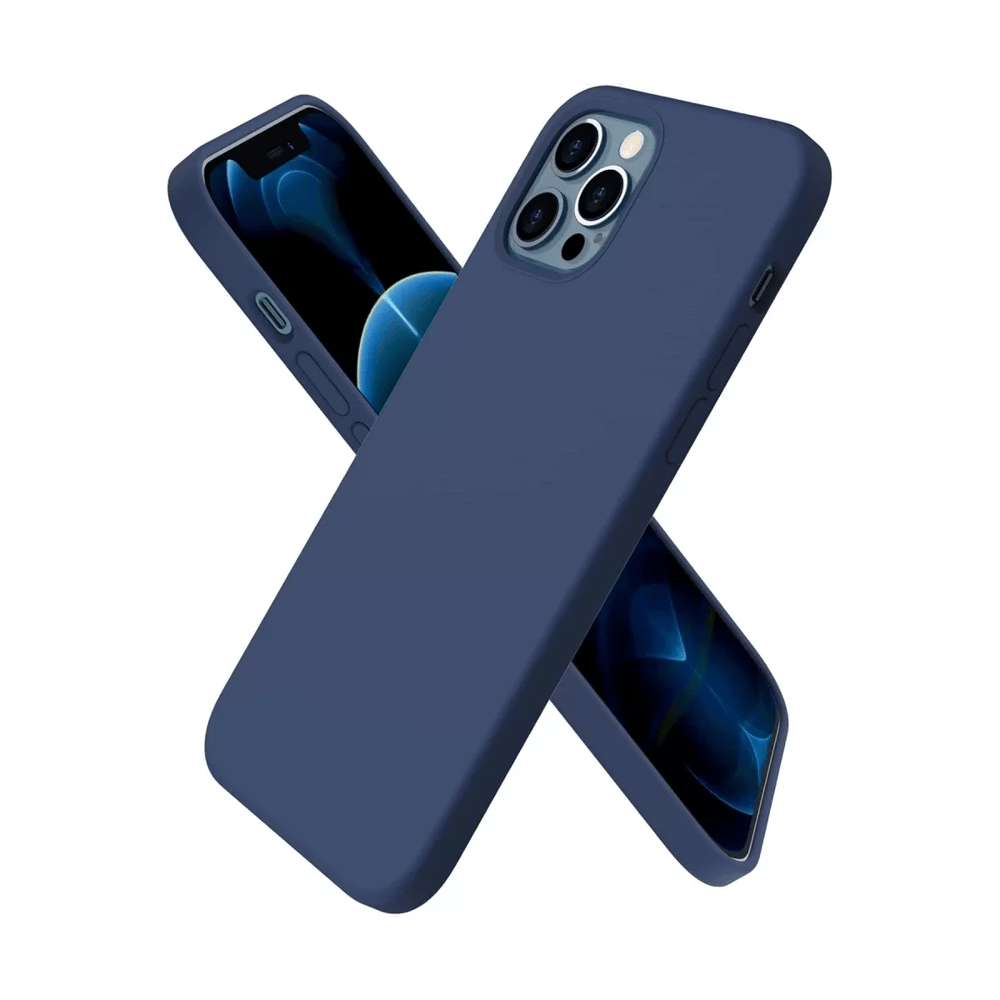 Apple iPhone 12 Pro Kılıf First Silikon - Lacivert