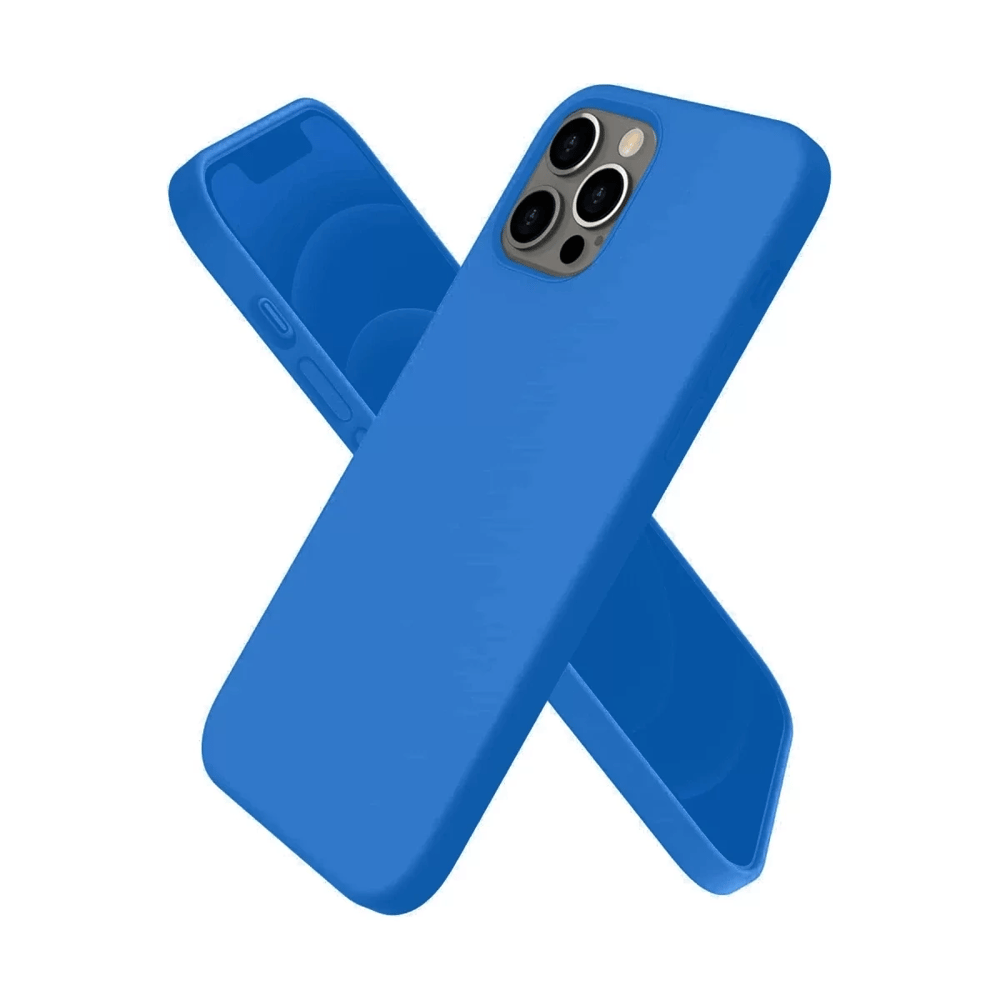 Apple iPhone 12 Pro Kılıf First Silikon - Mavi