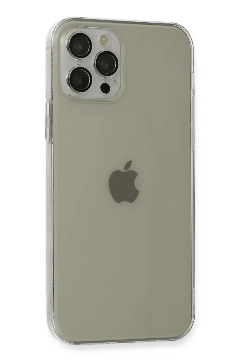 Apple iPhone 12 Pro Kılıf Fly Lens Silikon - Şeffaf