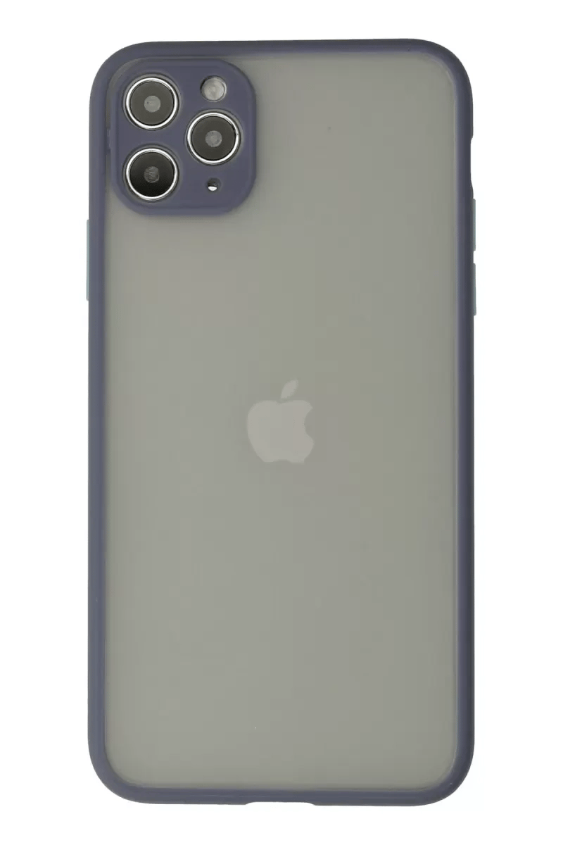 Apple iPhone 12 Pro Kılıf Montreal Silikon Kapak - Gri