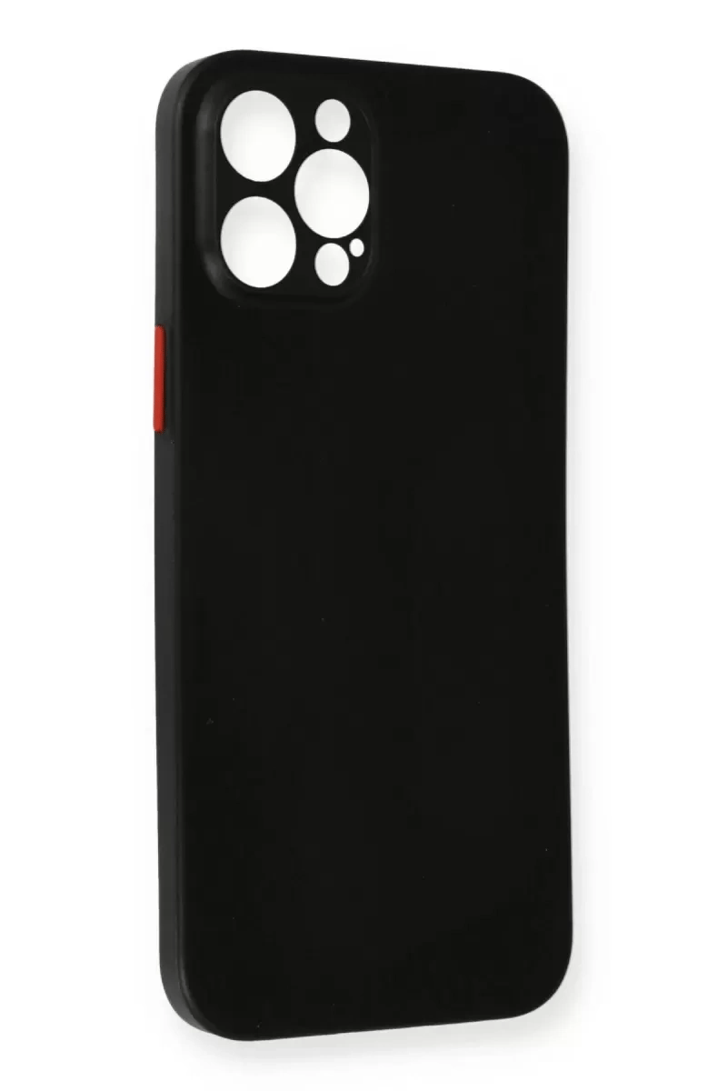 Apple iPhone 12 Pro Kılıf PP Ultra İnce Kapak - Siyah