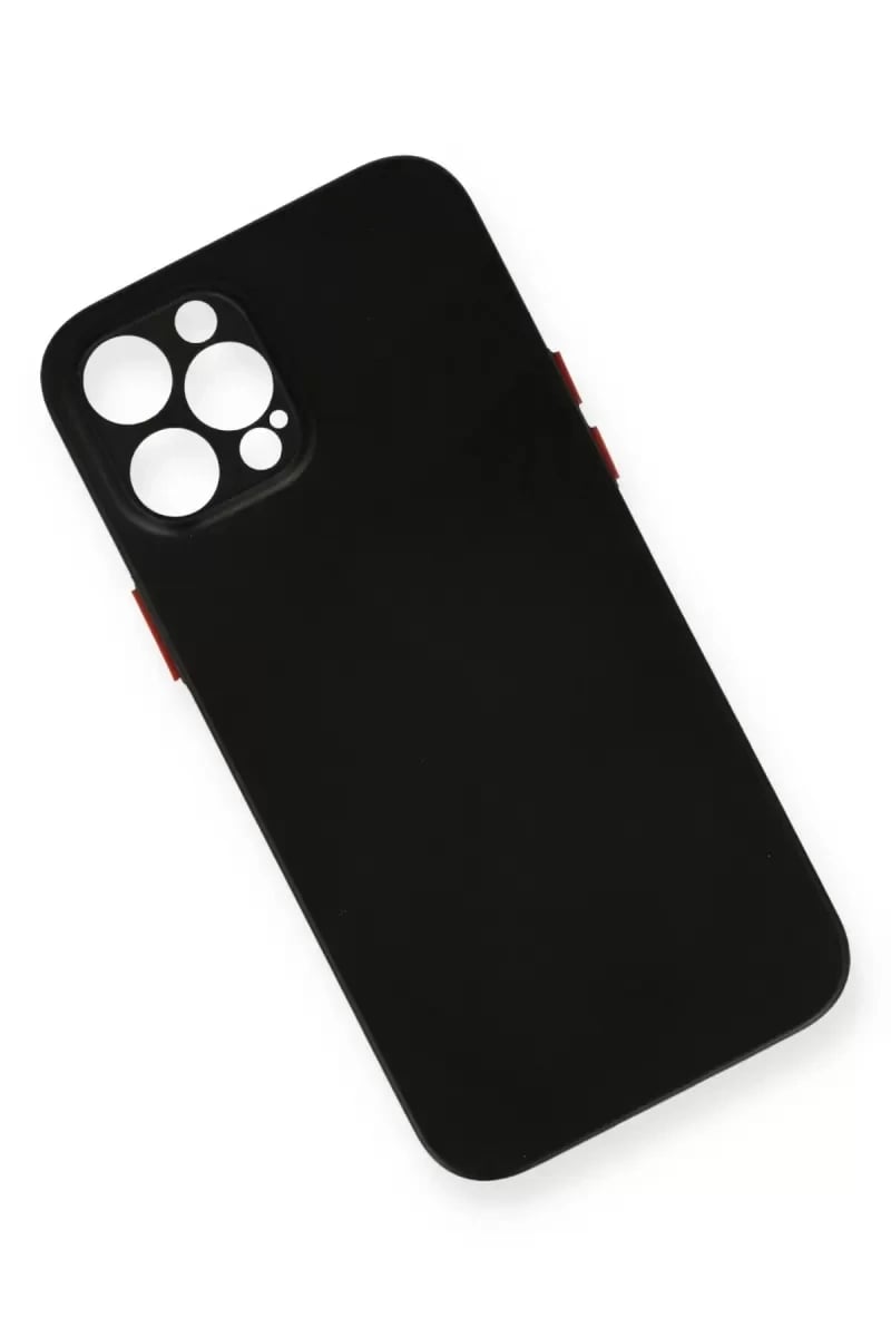 Apple iPhone 12 Pro Kılıf PP Ultra İnce Kapak - Siyah