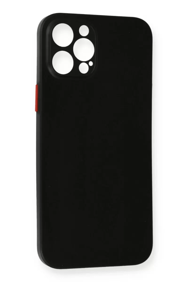 Apple iPhone 12 Pro Kılıf PP Ultra İnce Kapak - Siyah