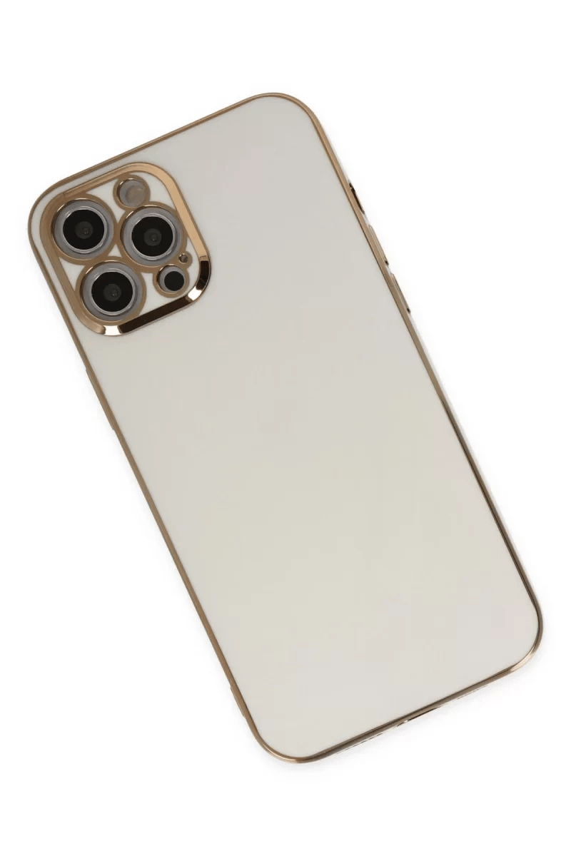 Apple iPhone 12 Pro Kılıf Volet Silikon - Beyaz