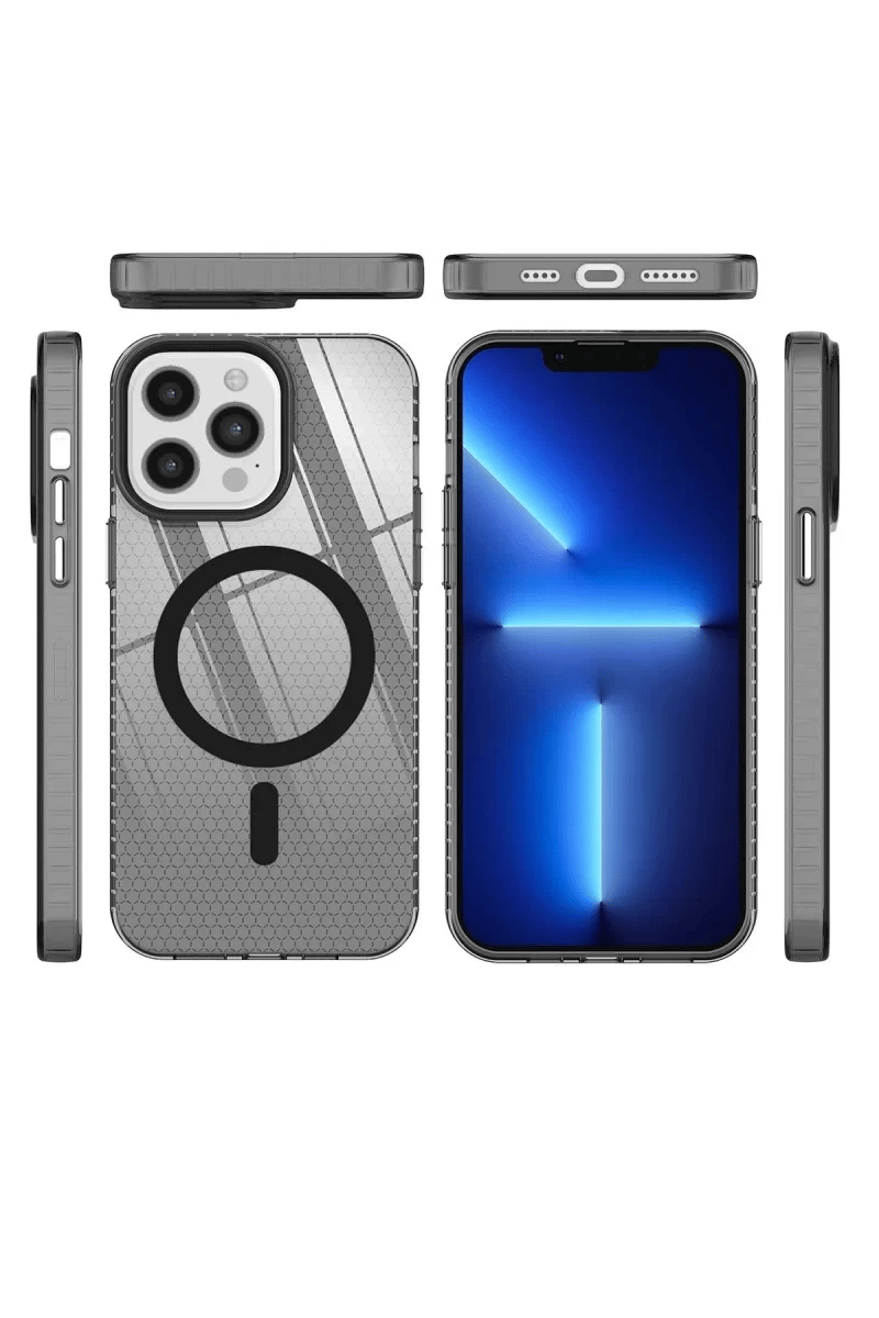 Apple iPhone 12 Pro Max Kılıf Beta Magneticsafe Silikon - Siyah