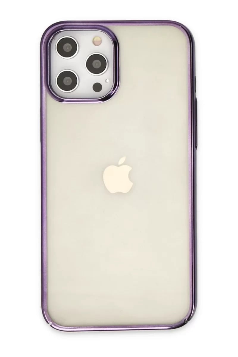 Apple iPhone 12 Pro Max Kılıf Element Silikon - Mor