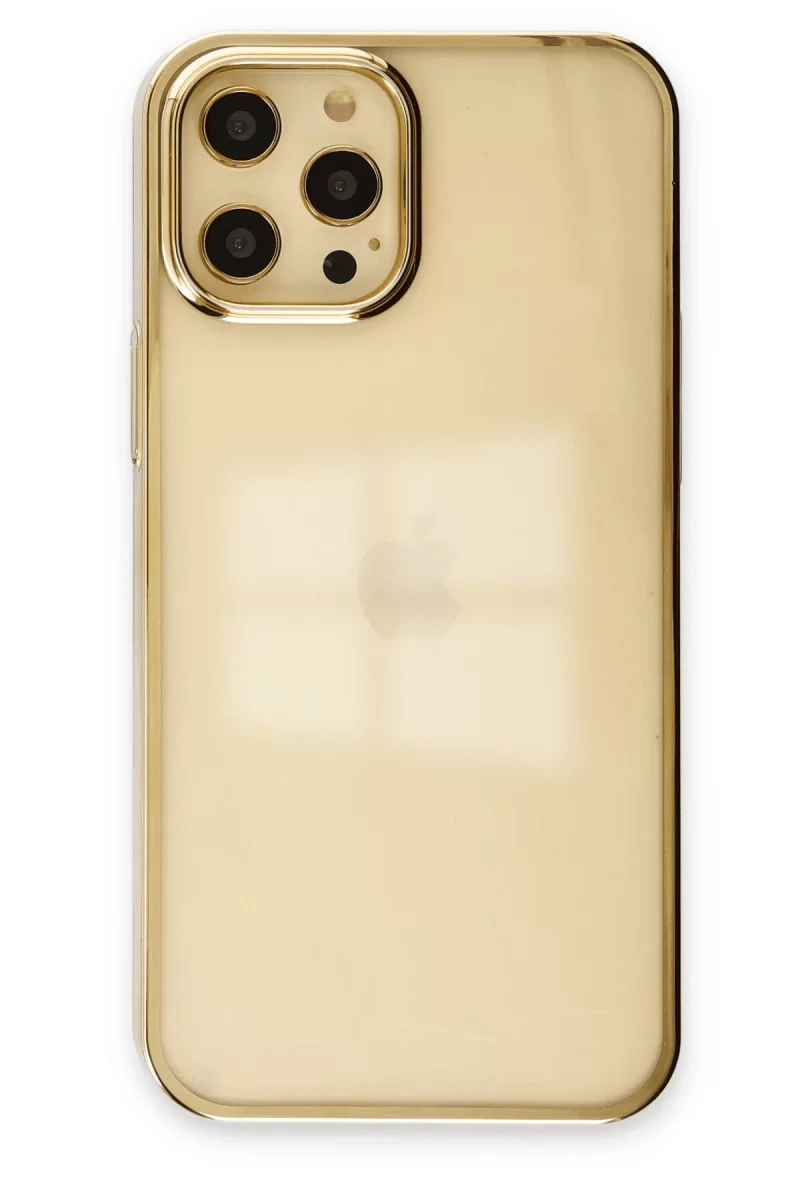 Apple iPhone 12 Pro Max Kılıf Element Silikon - Gold