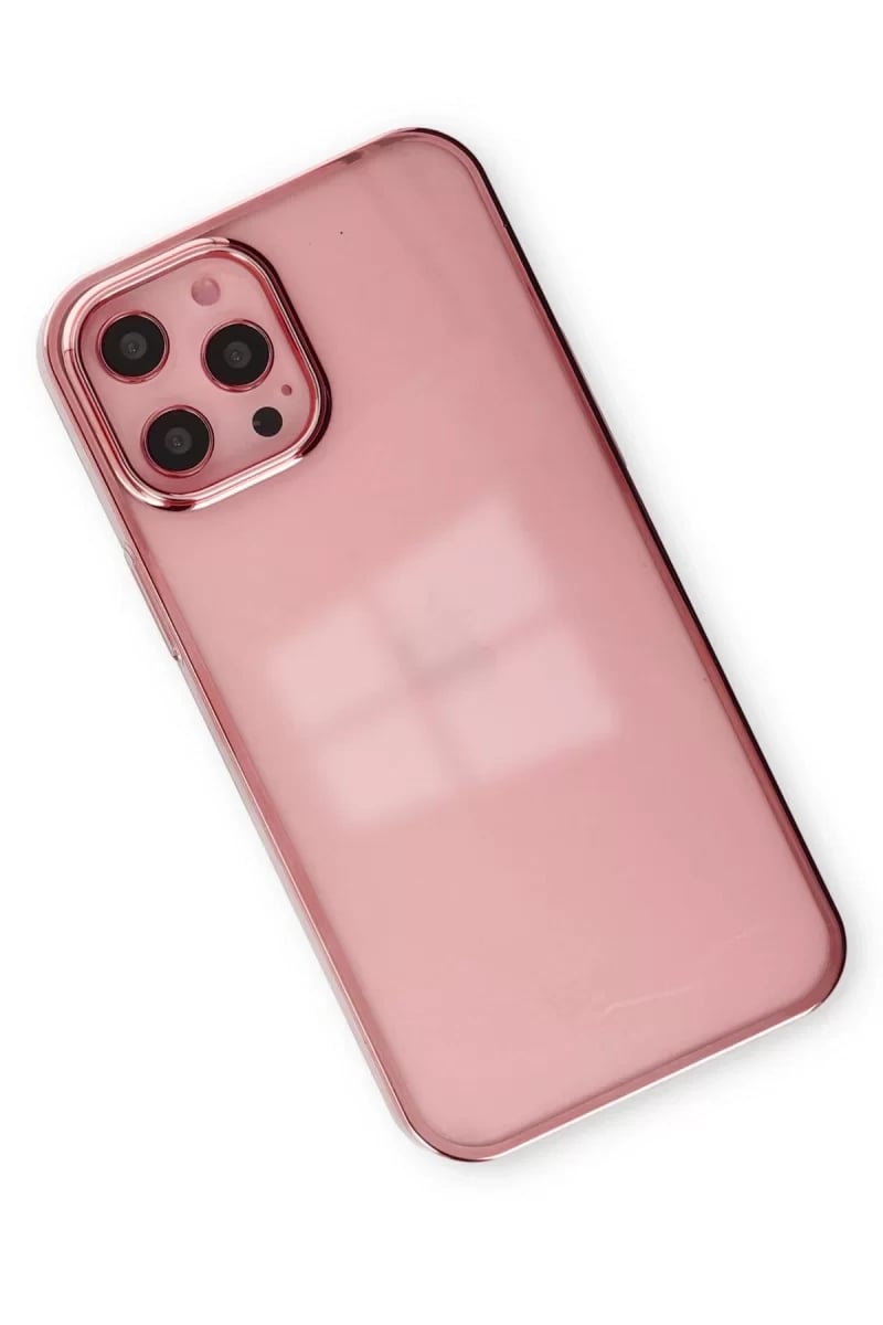 Apple iPhone 12 Pro Max Kılıf Element Silikon - Pembe