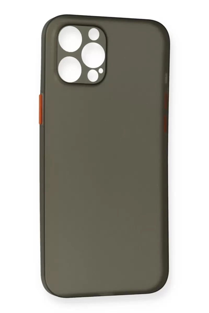 Apple iPhone 12 Pro Max Kılıf PP Ultra İnce Kapak - Gri