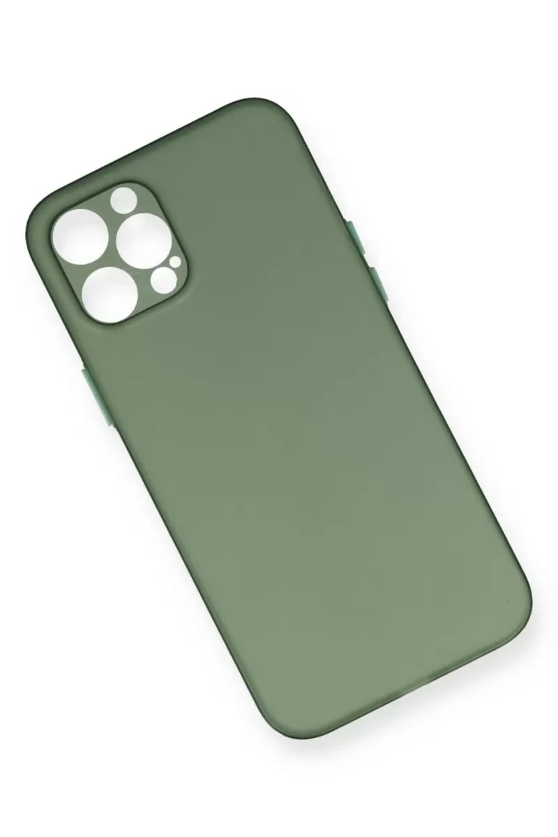 Apple iPhone 12 Pro Max Kılıf PP Ultra İnce Kapak - Yeşil