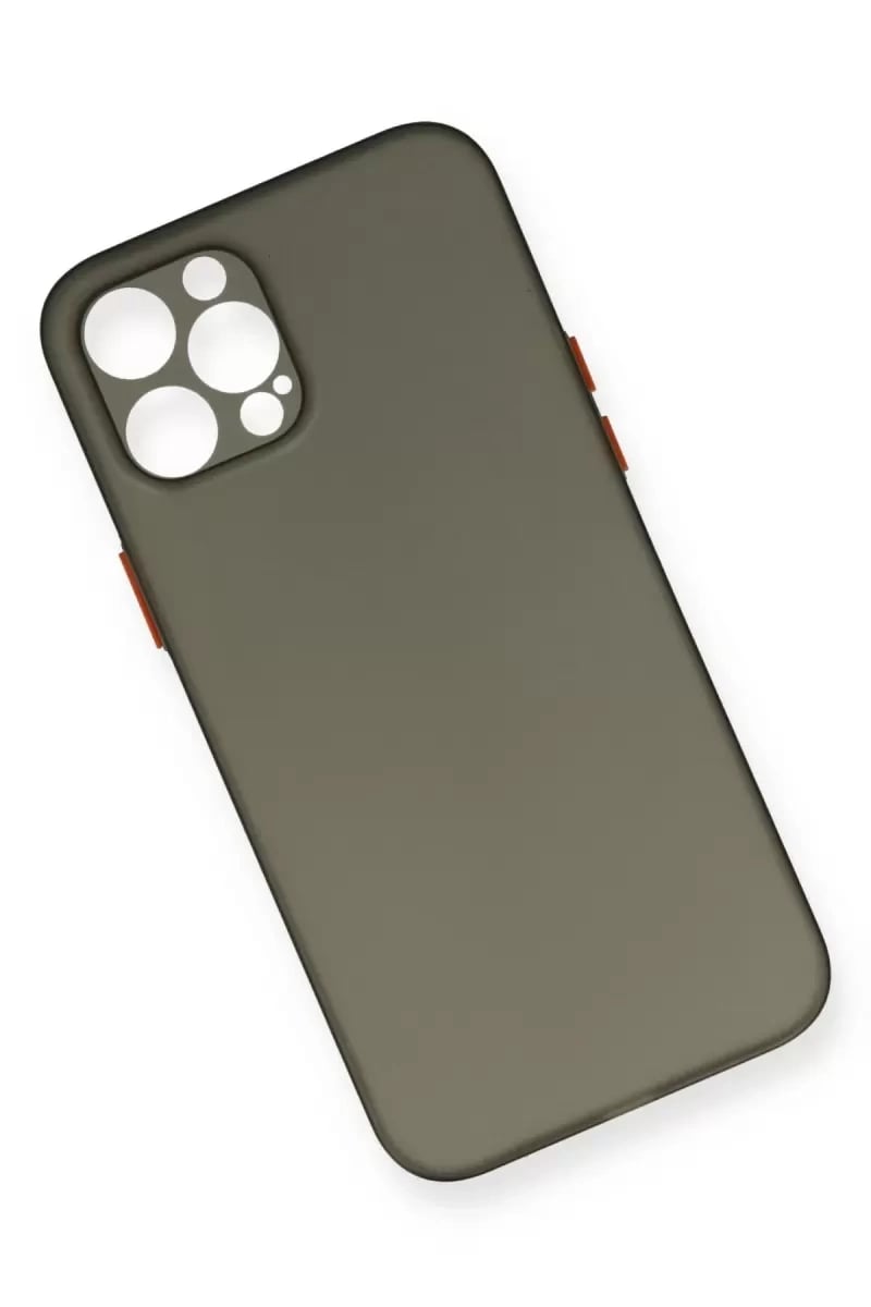 Apple iPhone 12 Pro Max Kılıf PP Ultra İnce Kapak - Gri