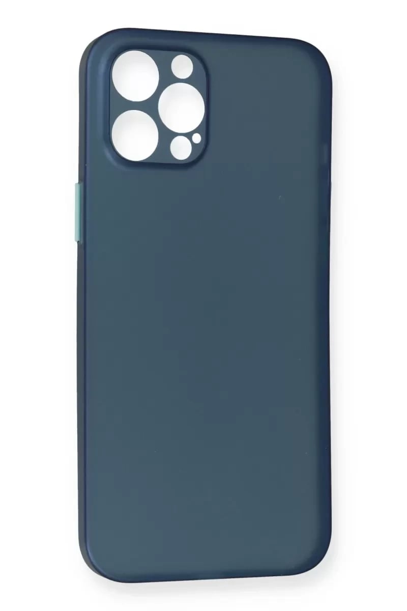Apple iPhone 12 Pro Max Kılıf PP Ultra İnce Kapak - Mavi
