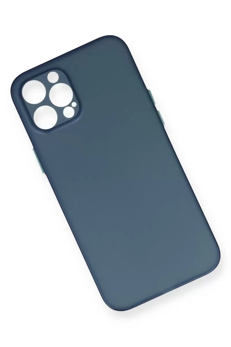 Apple iPhone 12 Pro Max Kılıf PP Ultra İnce Kapak - Mavi