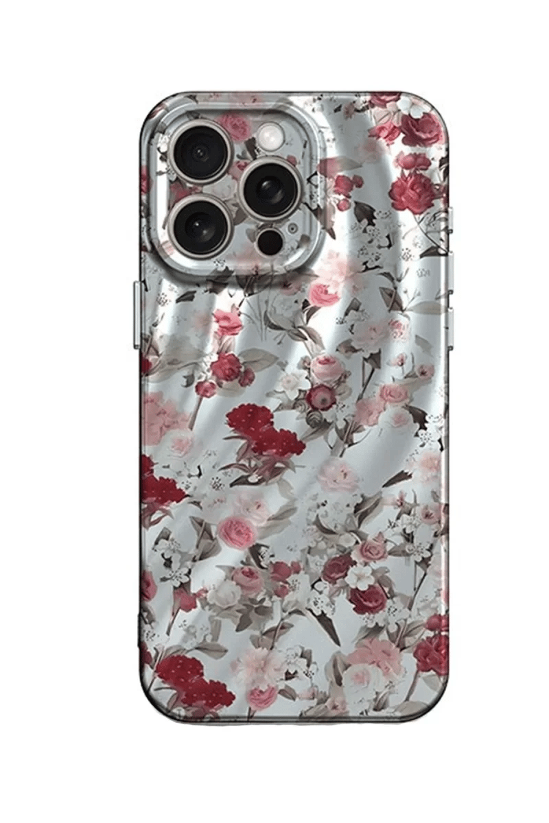Apple iPhone 13 Pro Kılıf Crew Desenli Kapak - Çiçek