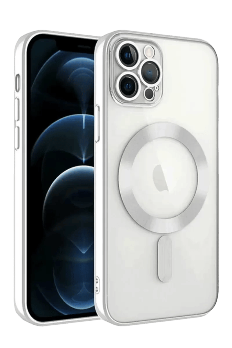 Apple iPhone 13 Pro Kılıf Kross Magneticsafe Kapak - Gümüş