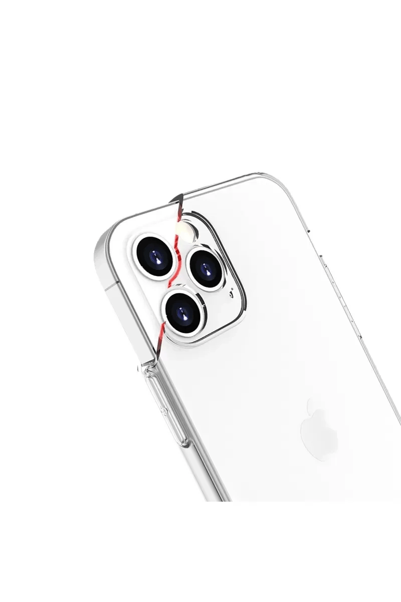 Apple iPhone 13 Pro Kılıf Lüx Şeffaf Silikon