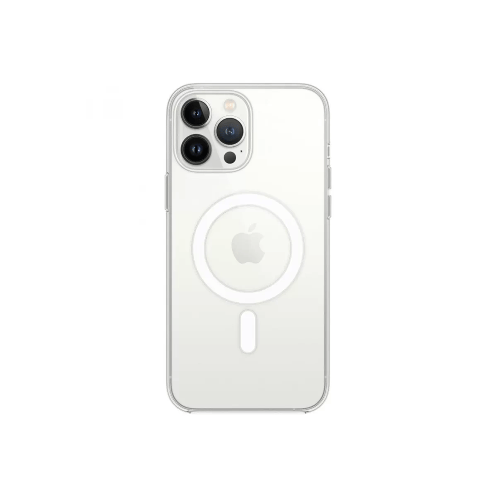 Apple iPhone 13 Pro Kılıf Magneticsafe Şeffaf Silikon - Şeffaf