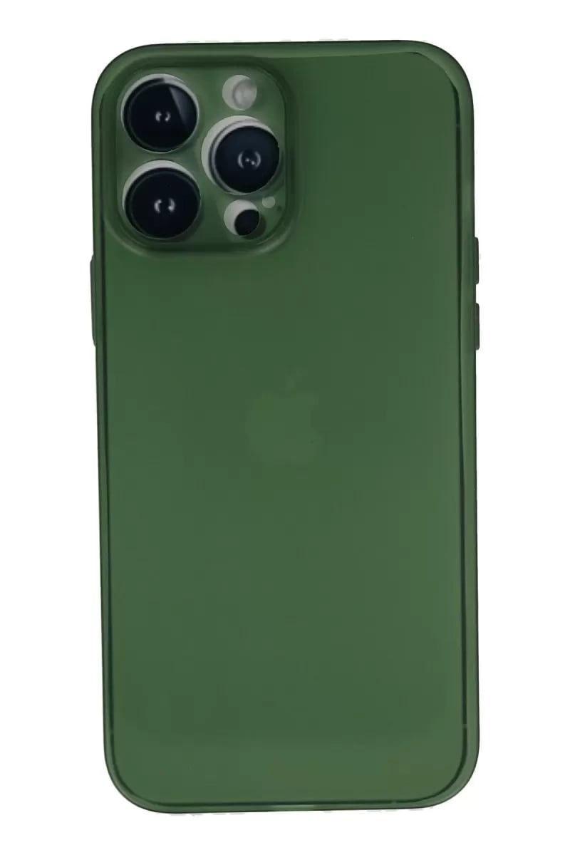 Apple iPhone 13 Pro Kılıf PP Ultra İnce Kapak - Yeşil