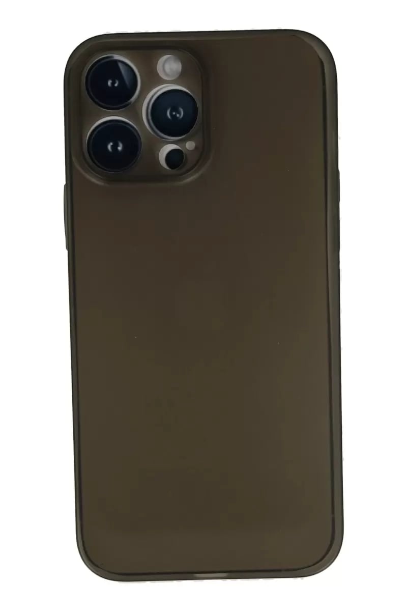 Apple iPhone 13 Pro Kılıf PP Ultra İnce Kapak - Gri