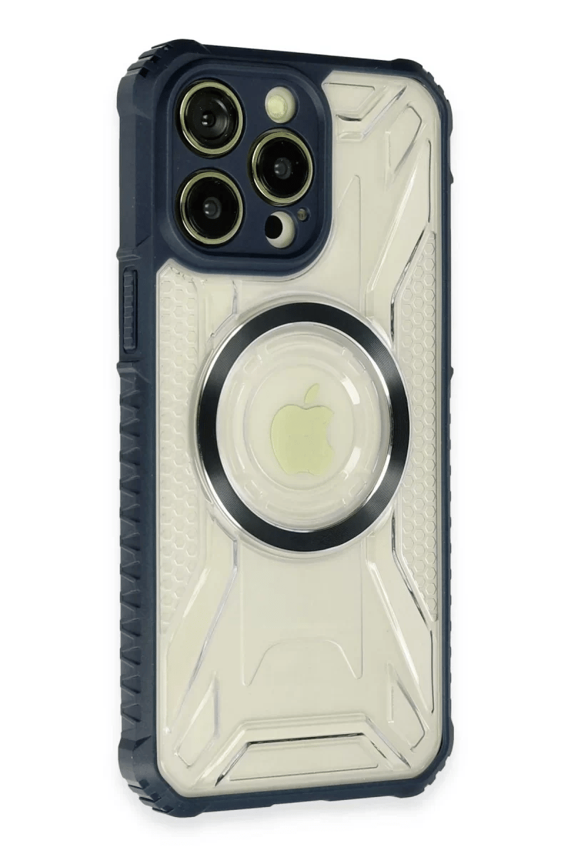 Apple iPhone 13 Pro Kılıf Prag Magneticsafe Kapak - Lacivert
