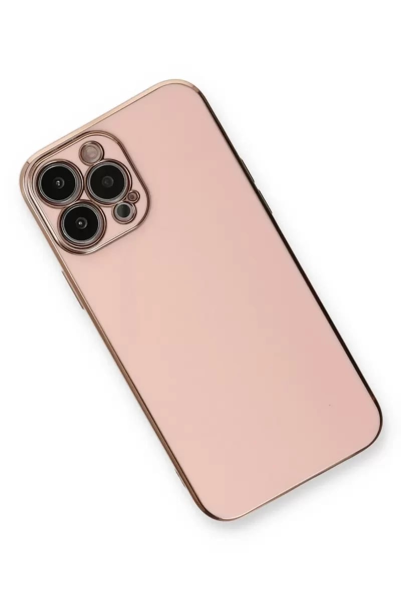 Apple iPhone 13 Pro Kılıf Volet Silikon - Pembe