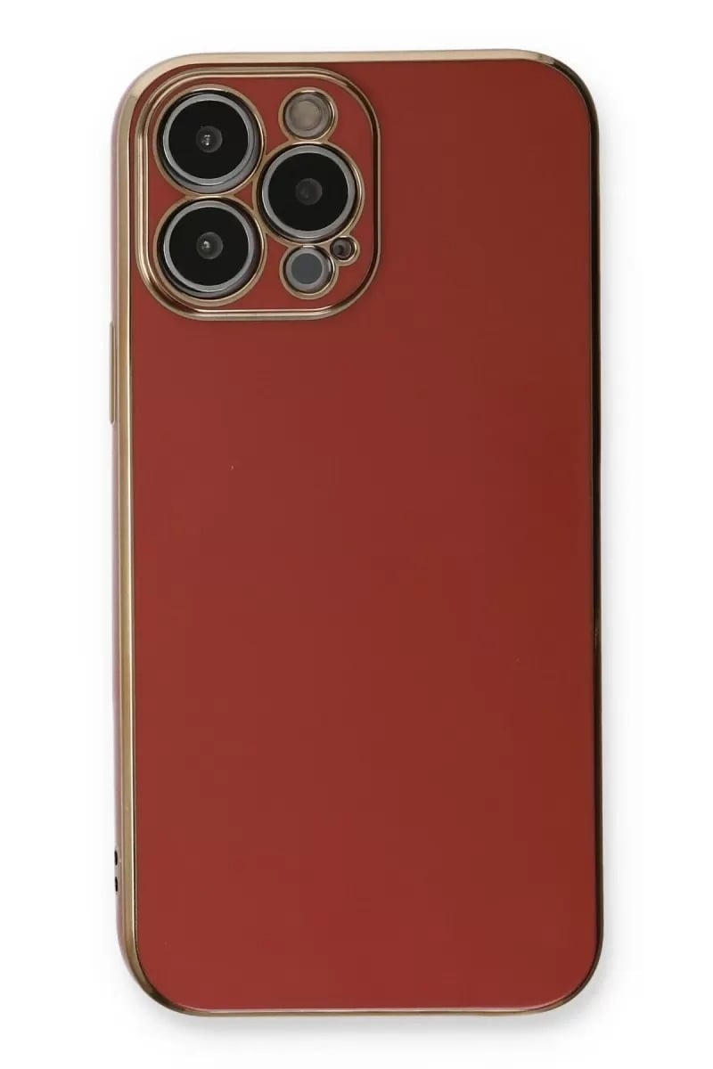 Apple iPhone 13 Pro Kılıf Volet Silikon - Kırmızı