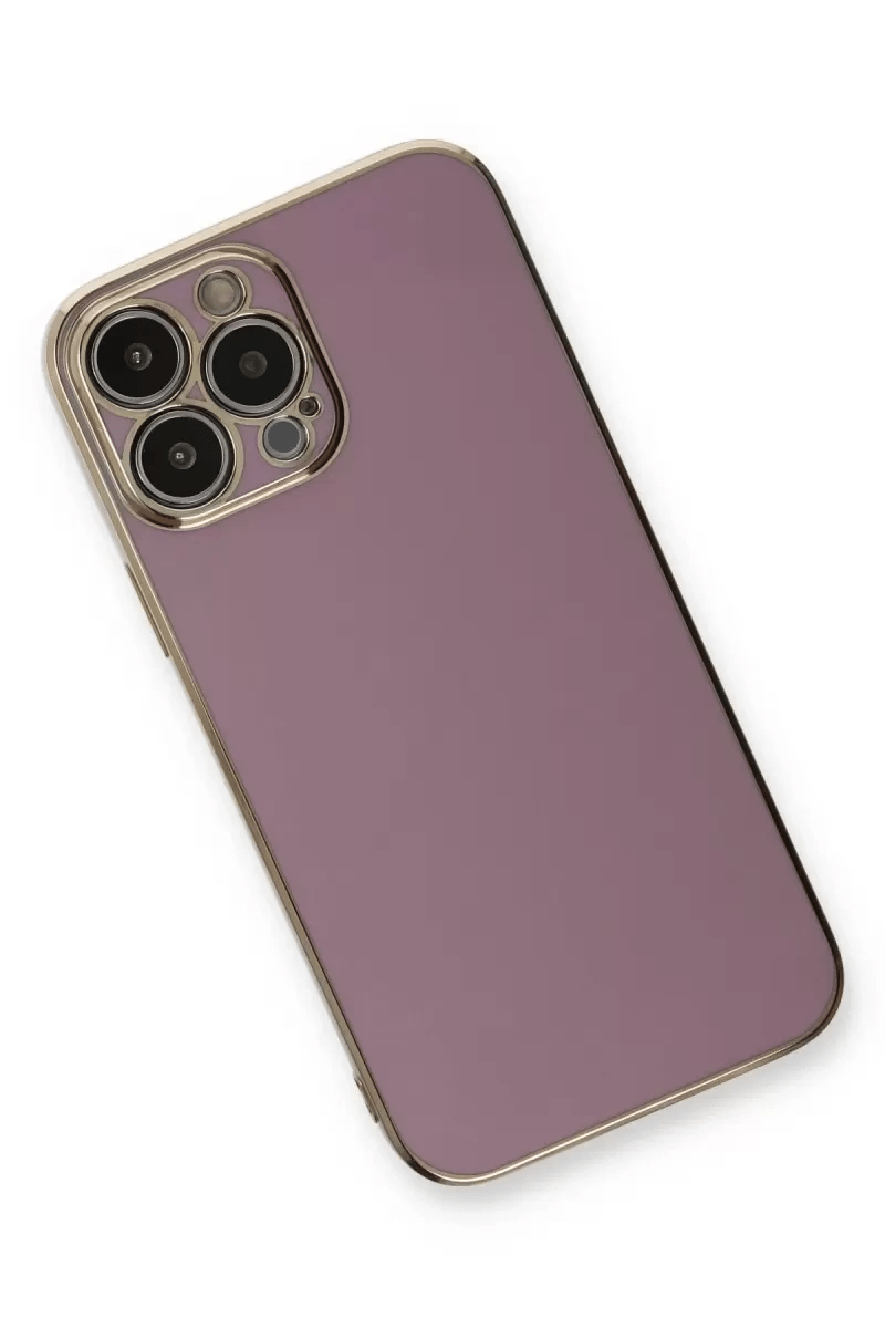 Apple iPhone 13 Pro Kılıf Volet Silikon - Mor