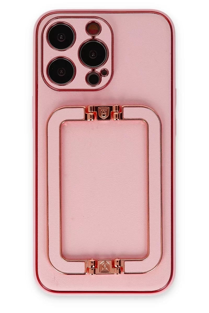 Apple iPhone 13 Pro Max Kılıf Coco Elit Kapak - Pembe