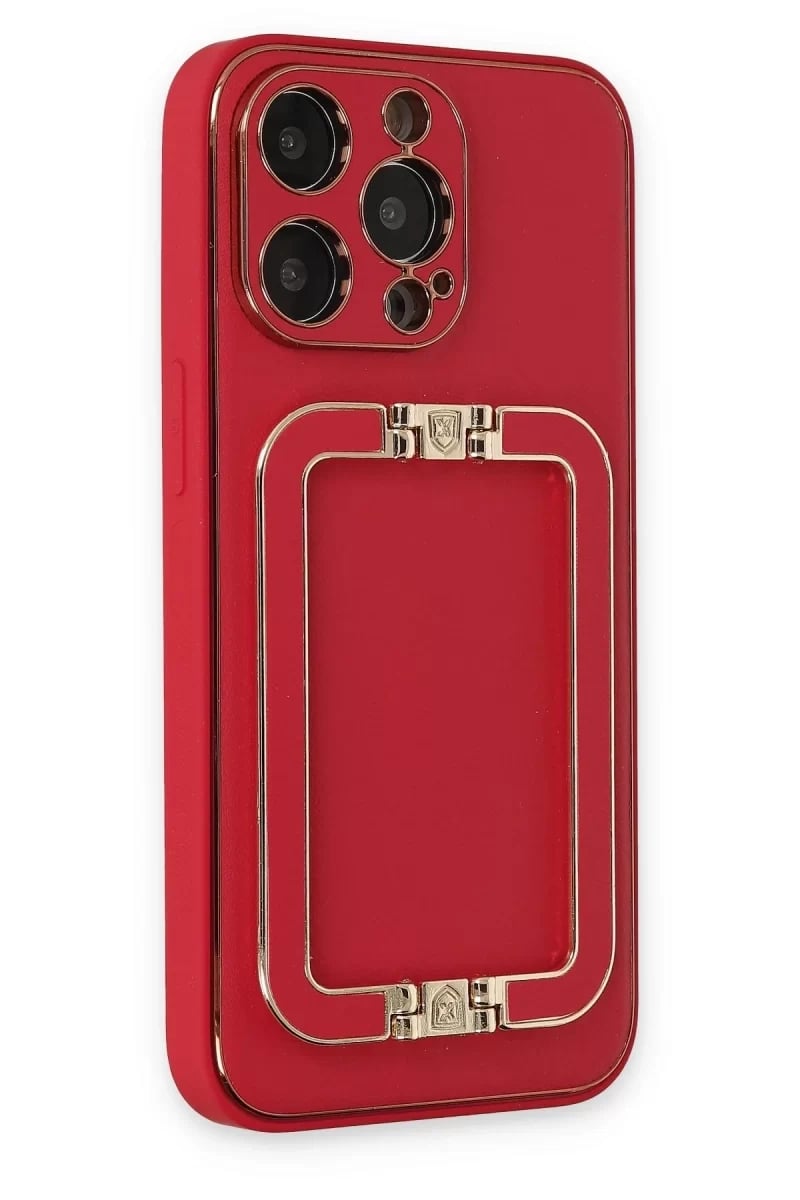 Apple iPhone 13 Pro Max Kılıf Coco Elit Kapak - Kırmızı