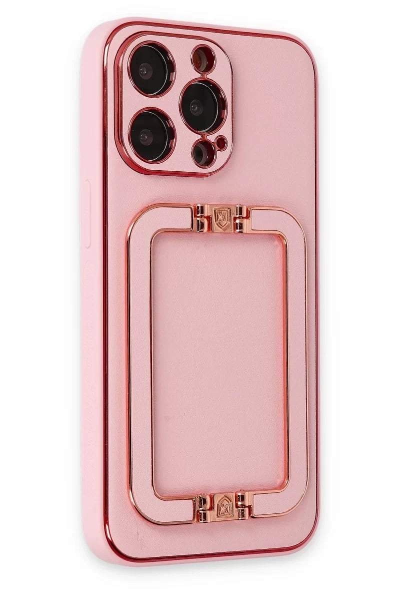 Apple iPhone 13 Pro Max Kılıf Coco Elit Kapak - Pembe