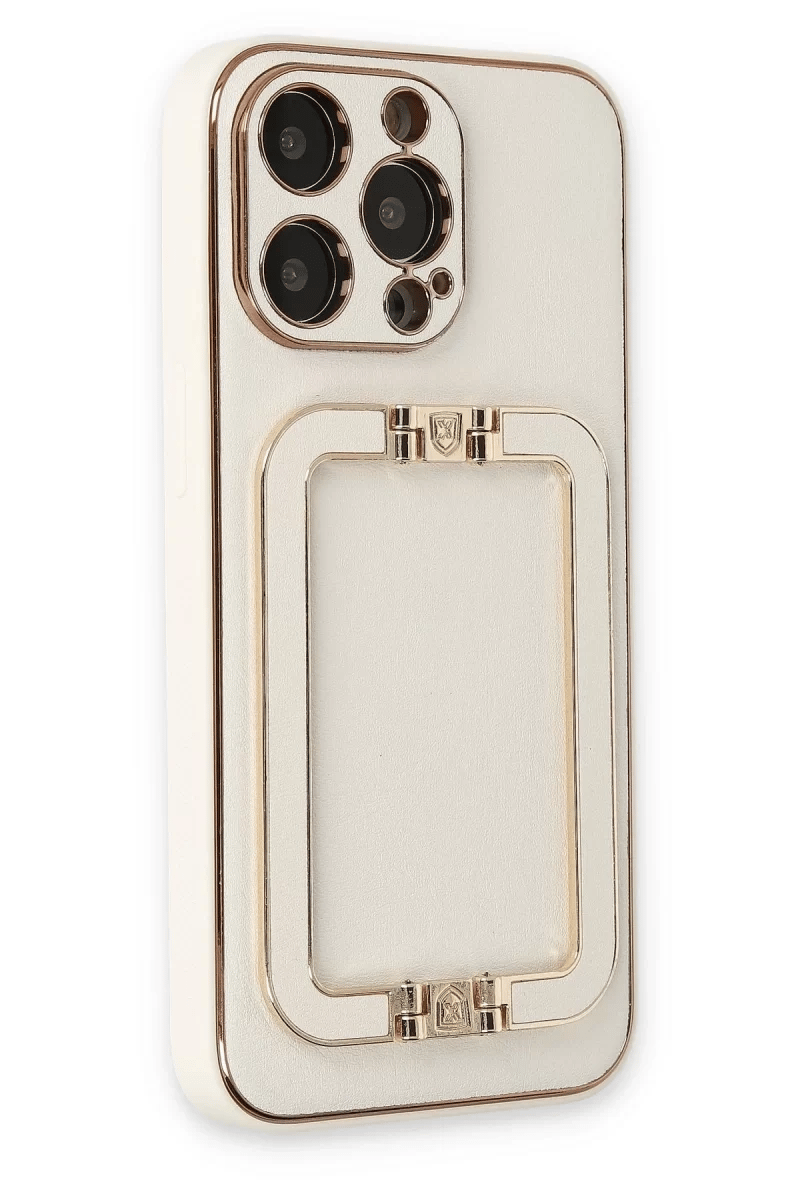 Apple iPhone 13 Pro Max Kılıf Coco Elit Kapak - Beyaz
