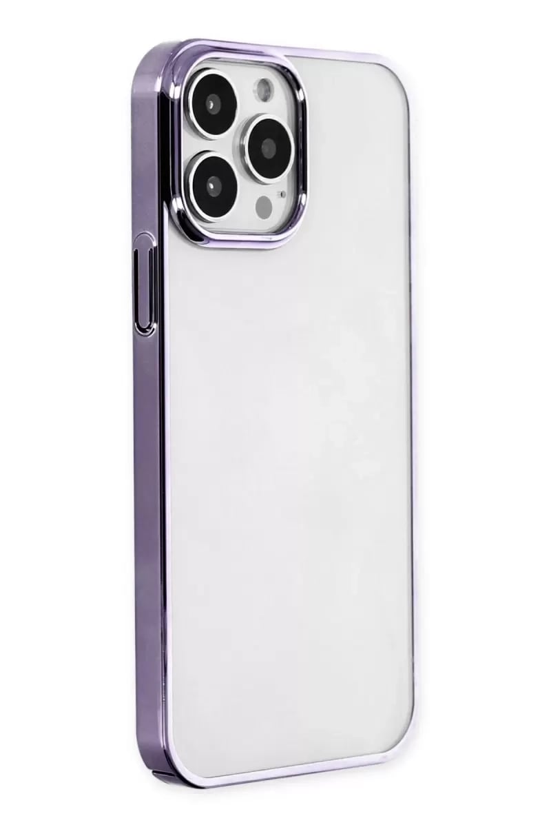 Apple iPhone 13 Pro Max Kılıf Element Silikon - Mor