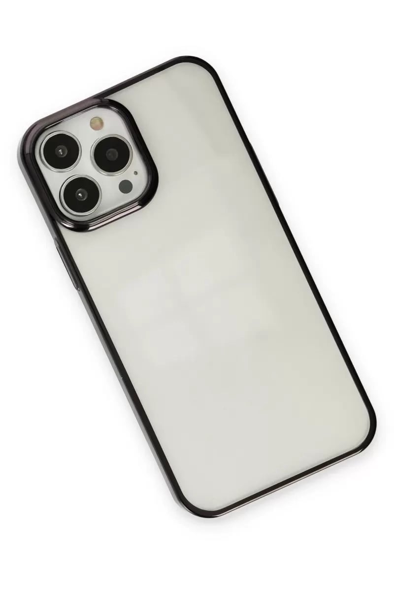 Apple iPhone 13 Pro Max Kılıf Element Silikon - Siyah