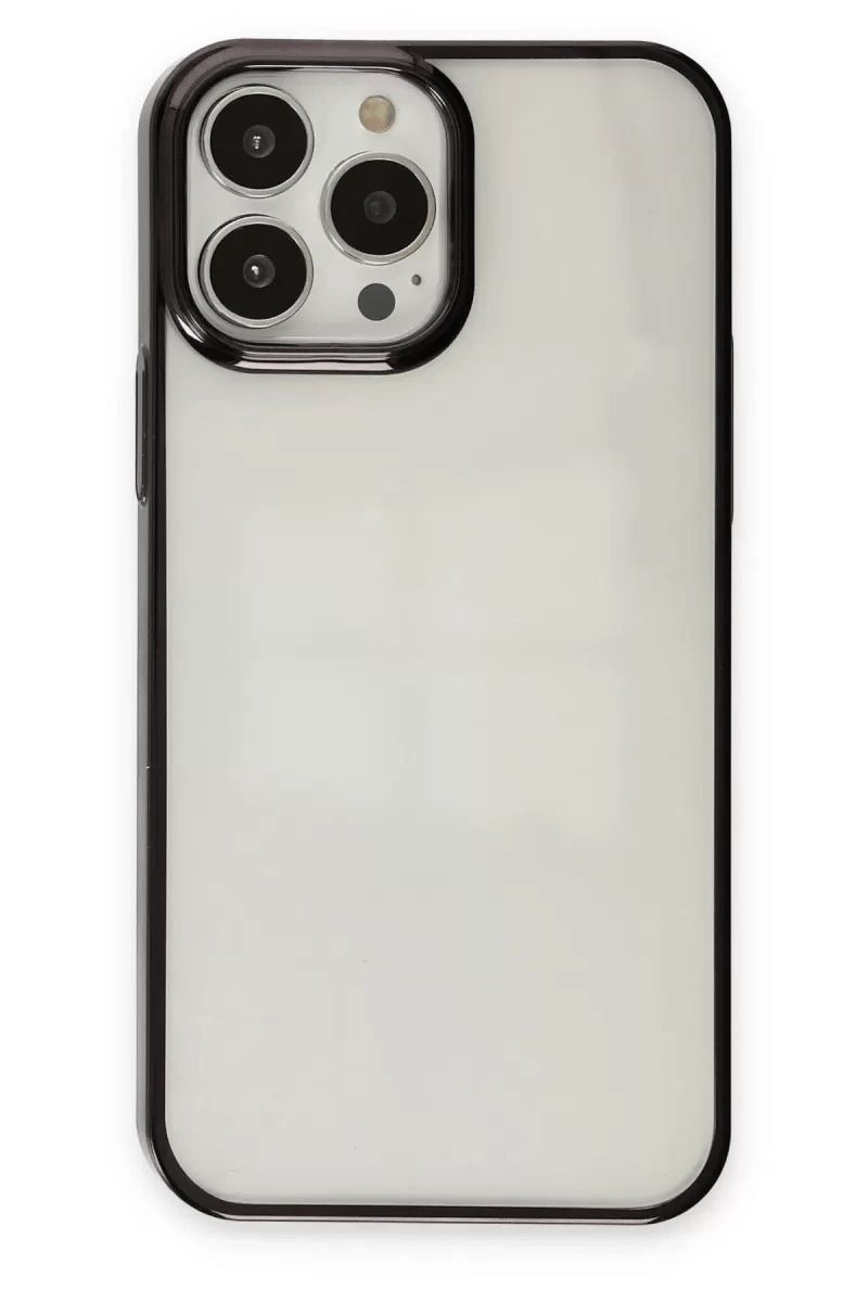 Apple iPhone 13 Pro Max Kılıf Element Silikon - Siyah