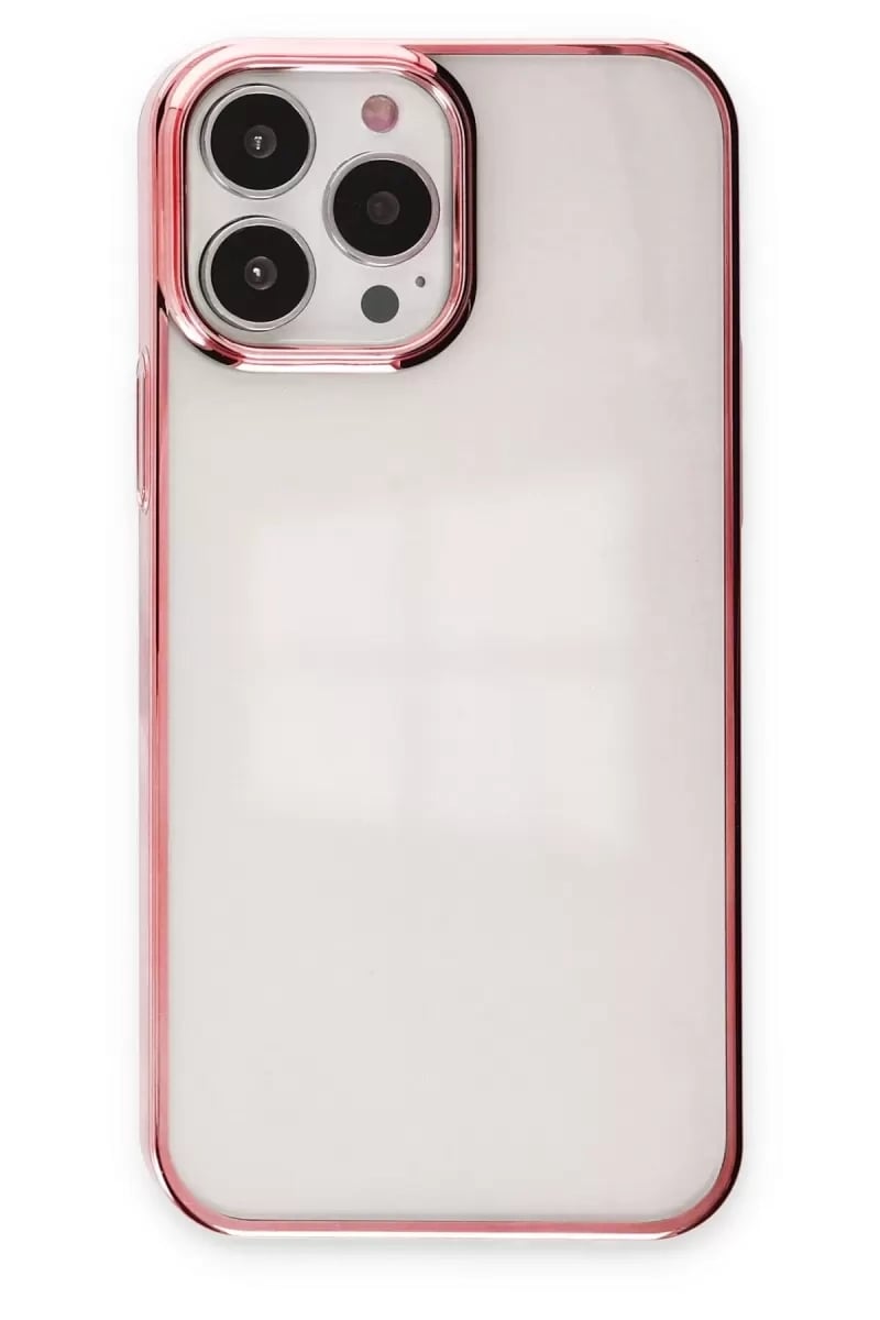 Apple iPhone 13 Pro Max Kılıf Element Silikon - Pembe