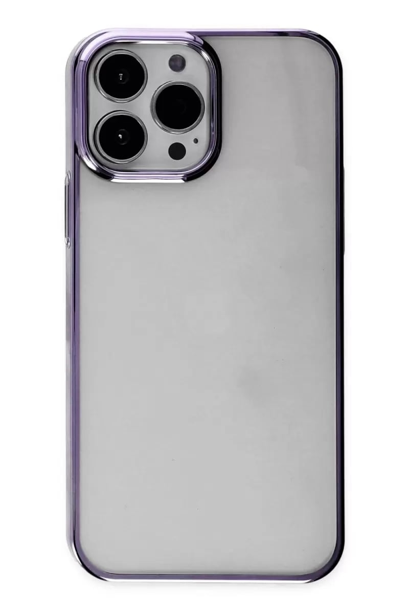 Apple iPhone 13 Pro Max Kılıf Element Silikon - Mor