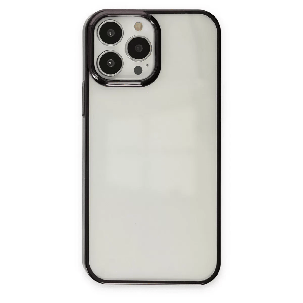 Apple iPhone 13 Pro Max Kılıf Element Silikon - Siyah