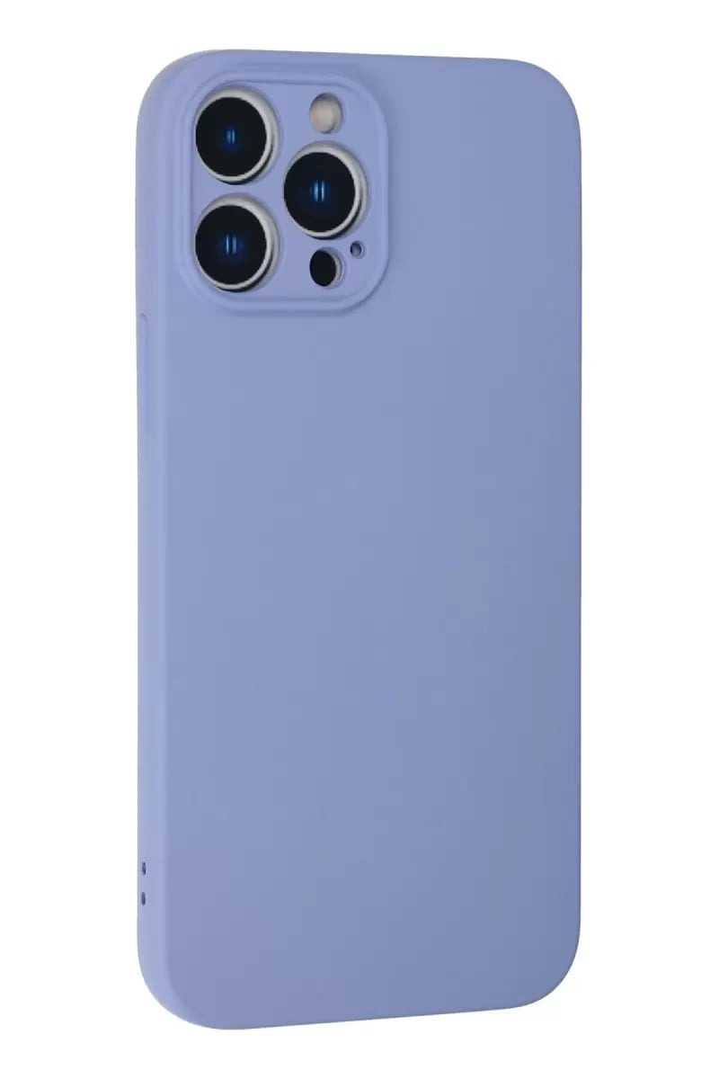 Apple iPhone 13 Pro Max Kılıf Nano içi Kadife Silikon - Lila