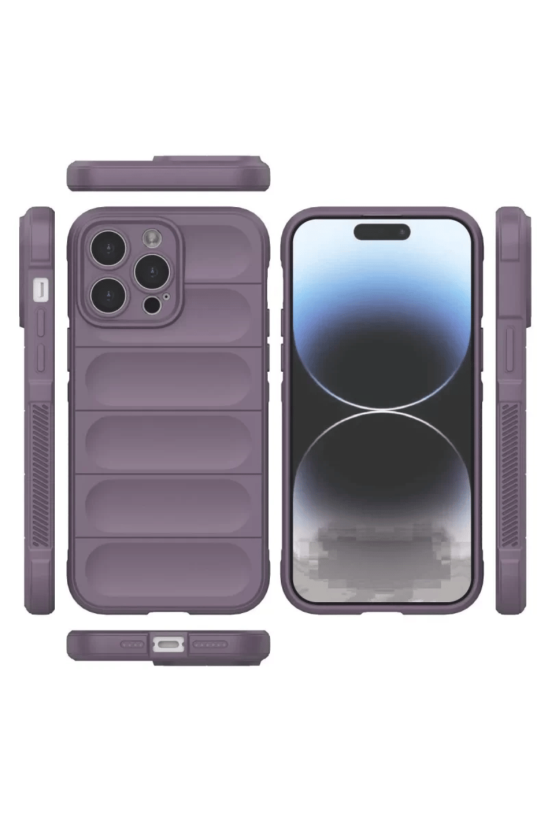 Apple iPhone 13 Pro Max Kılıf Optimum Silikon - Mor