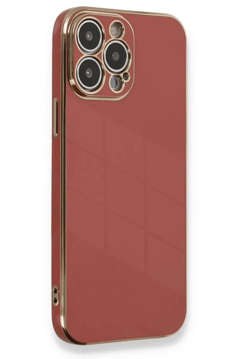 Apple iPhone 13 Pro Max Kılıf Volet Silikon - Kırmızı
