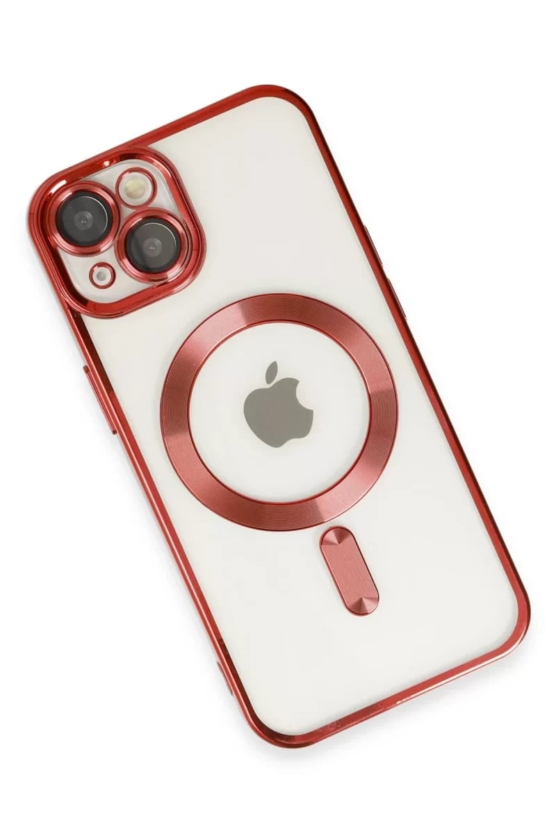 Apple iPhone 14 Kılıf Kross Magneticsafe Kapak - Kırmızı