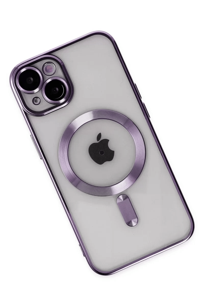 Apple iPhone 14 Kılıf Kross Magneticsafe Kapak - Mor