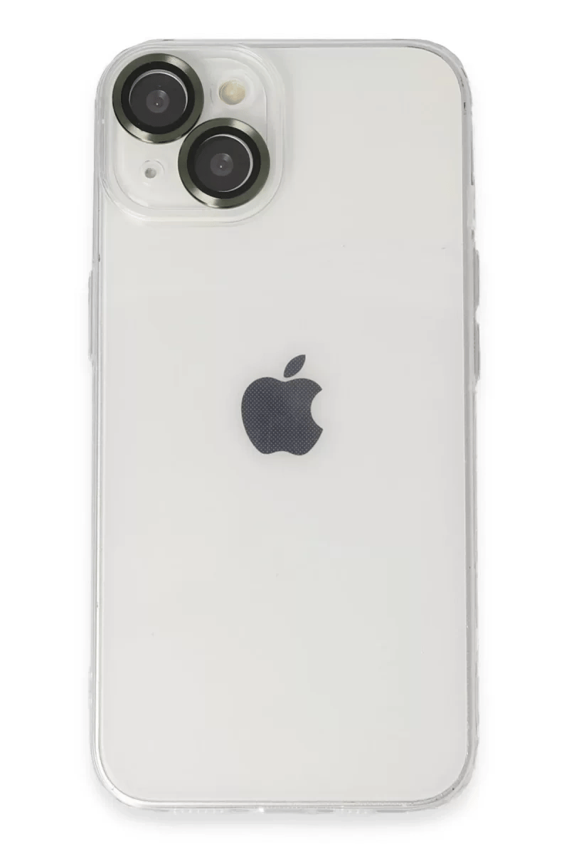 Apple iPhone 14 Kılıf Luko Lens Silikon - Yeşil