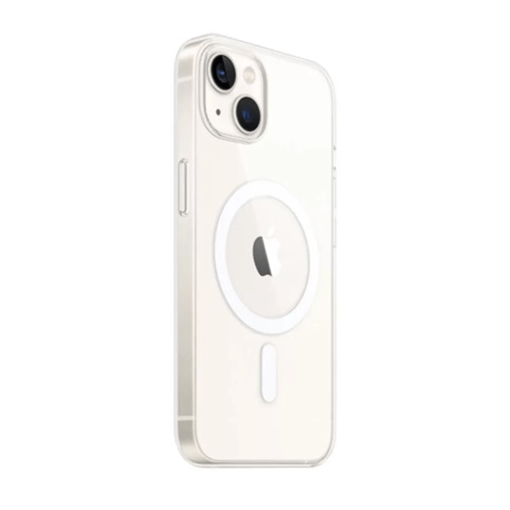 Apple iPhone 14 Kılıf Magneticsafe Şeffaf Silikon - Şeffaf