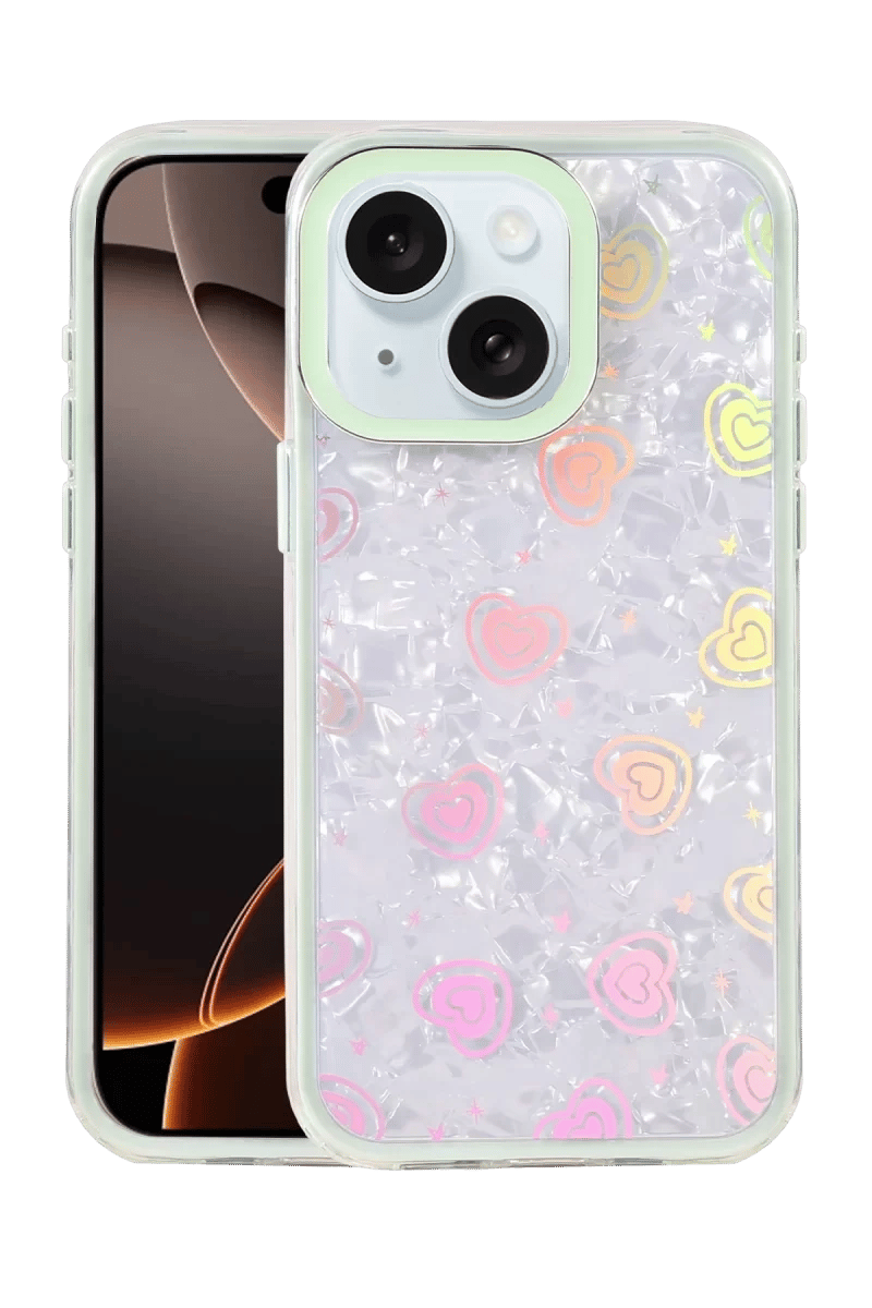 Apple iPhone 14 Lumi Desenli Kapak - Yeşil