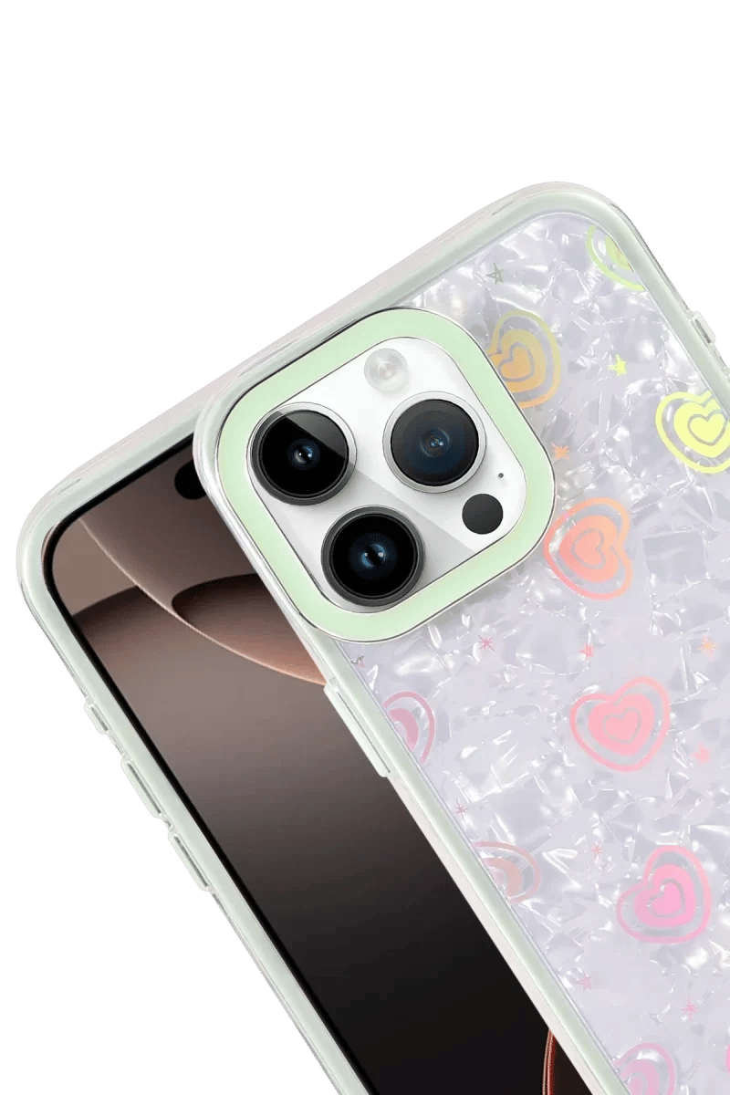 Apple iPhone 14 Lumi Desenli Kapak - Yeşil