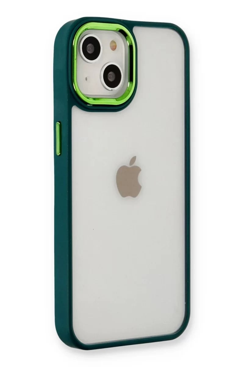 Apple iPhone 14 Plus Kılıf Dora Kapak - Haki Yeşil