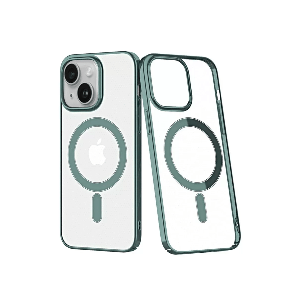 Apple iPhone 14 Plus Kılıf Element Magneticsafe Sert Kapak - Köknar Yeşili