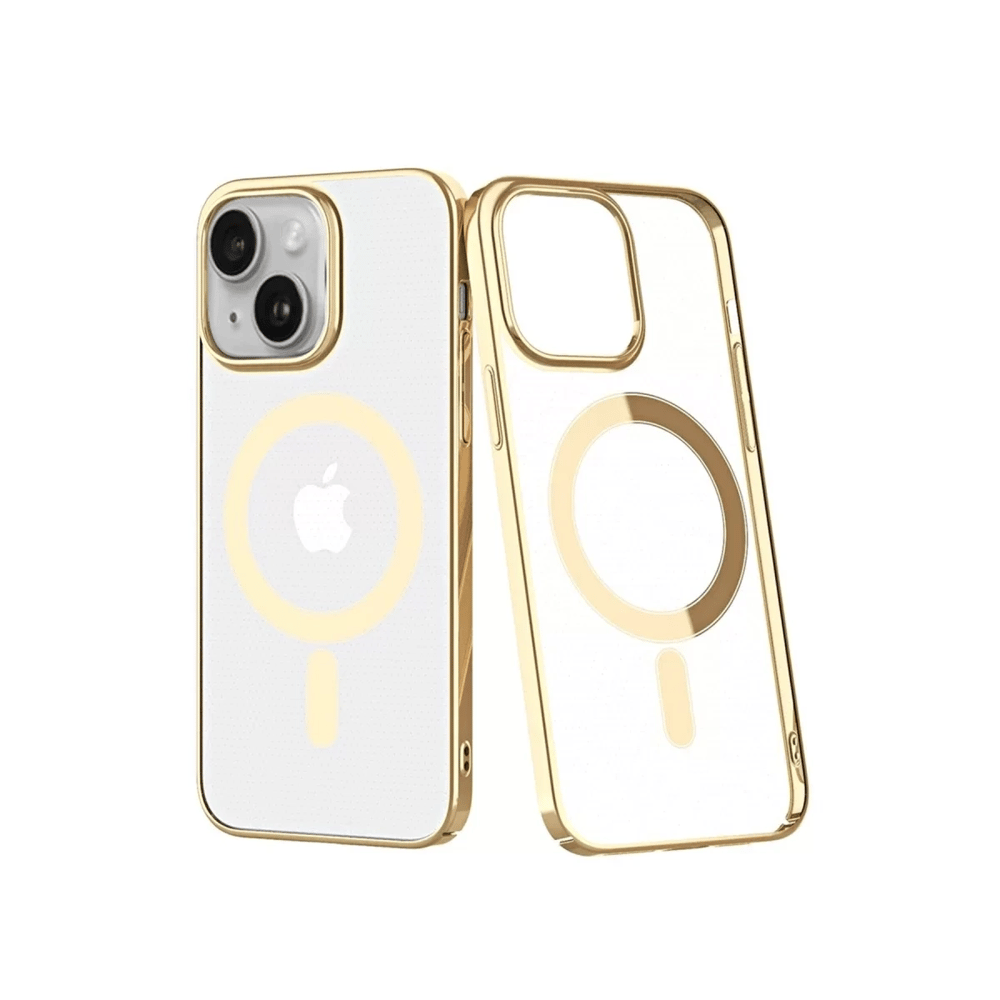 Apple iPhone 14 Plus Kılıf Element Magneticsafe Sert Kapak - Gold
