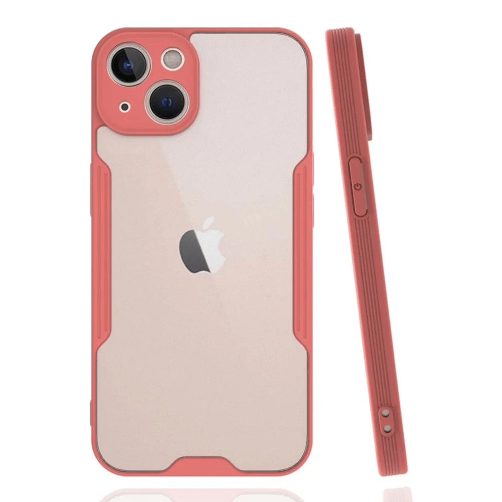 Apple iPhone 14 Plus Kılıf Platin Silikon - Pembe